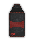 P-Minimum Wallet (Glossy Black on Red)