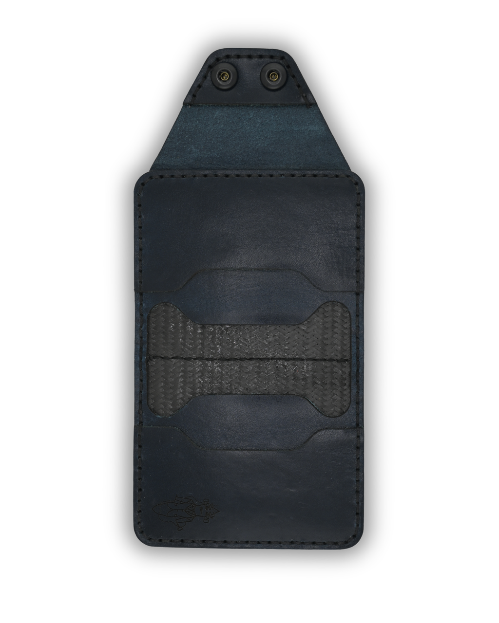P-Minimum Wallet (Dark Blue on Black)