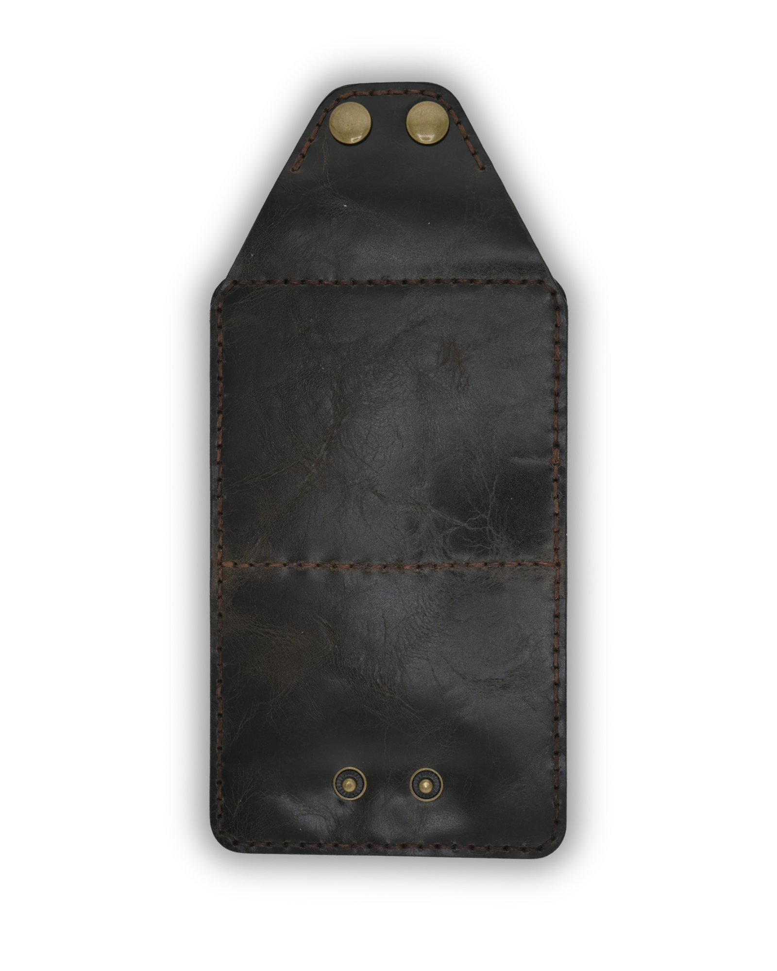 P-Minimum Wallet (Dark Brown on Dark Blue)