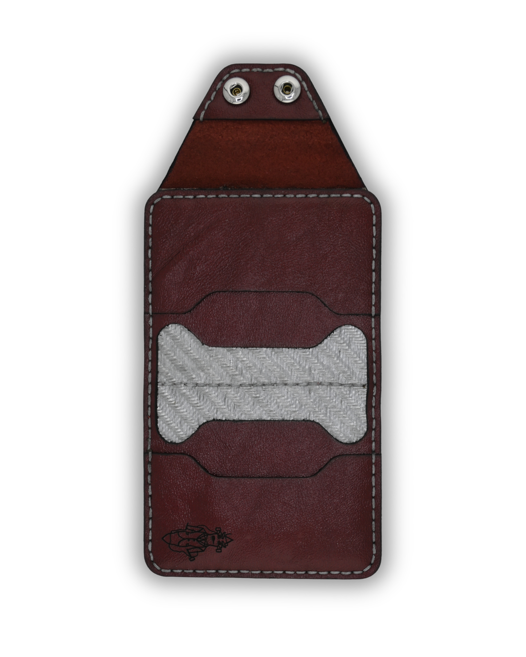 P-Minimum Wallet (Hotrod Red on Sliver)