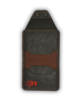 P-Minimum Wallet (Black on Brown)